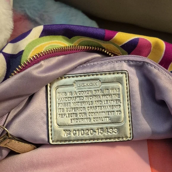 Coach Poppy Spotlight LIMITED Edition Women's Tote Bag EUC - Picture 11 of 16